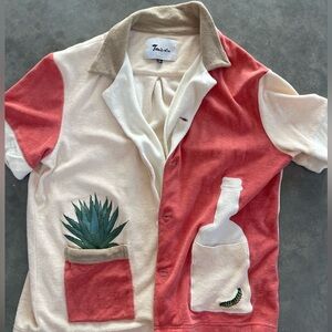 Tombolo '¡Gusanito!' Cabana Terry Shirt size Medium